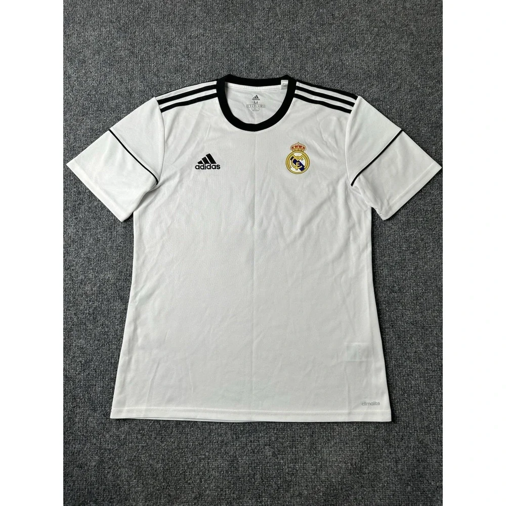 Mens Soccer Adidas Real Madrid MAX #8 White Jersey 2019, Size M